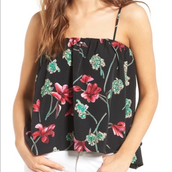 BP Nordstrom Floral Crop Camisole - Picture 1 of 4